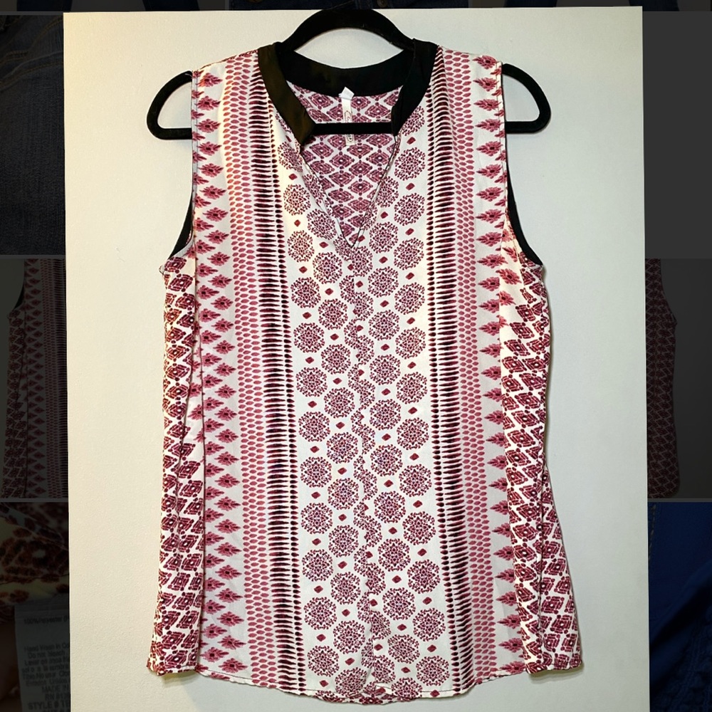 Tria Tria plus size sleeveless blouse, 1X